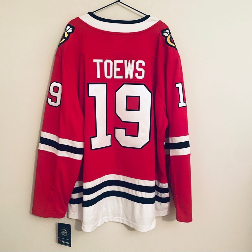 Fanatics Chicago Blackhawks Jonathan Toews Breakaway Away Sewn Jersey XL & 2XL